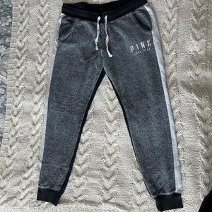 Cute black and grey sweatpants. Size medium.
